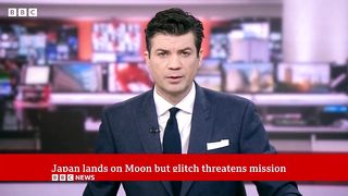 Japan lands on Moon but glitch threatens mission BBC News