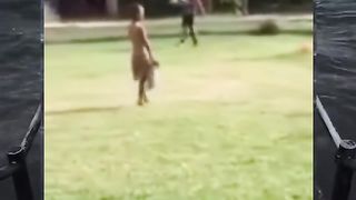poor kid gets shot with ball????????