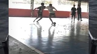 guy gets angry at soccer