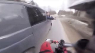 Pepper sprayed by police