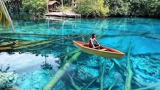 Cleanest lake of the world. Indonesia