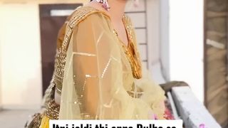- Itni jaldi thi Apne Dulhe se milne ki gir gai Bride makeupshorts bridalvideos bridal-q5ctFpUXM