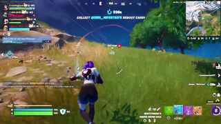awesome clucth in fornite game