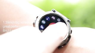 MELANDA 1.39 Inch HD Bluetooth Call Smart Watch Men Sports Fitness Tracker Heart Monitor 400mAh Smart Watch For Android IOS