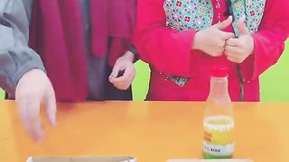 Challenging vedio flip the bottle