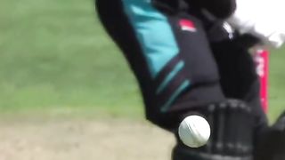 1st wicket of usama mir