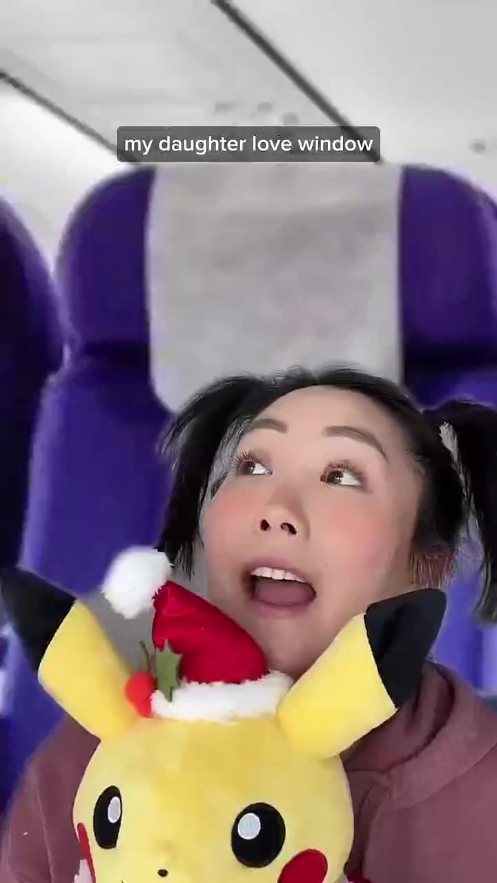 Woman tries to steal a window seat from a kid and gets a surprise febspot