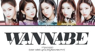 ITZY (있지) "WANNABE" (Color Coded Lyrics Eng/Rom/Han/가사)