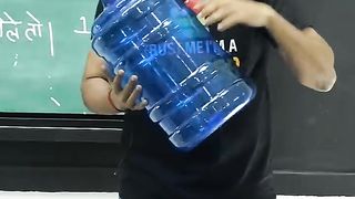 Don't underestimate the atmospheric pressure.