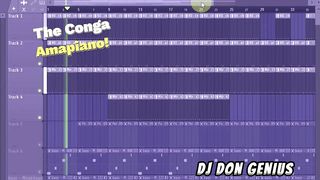 The Conga Amapiano Mix By Dj Don Genius | Afrobeats Dance Party Mix | Dj Tutorials | How Mix Song