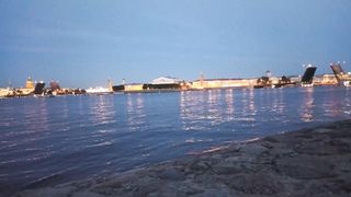 Attractive white nights in Saint-Petersburg