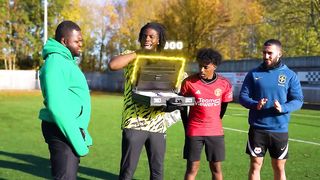 Every time my friends score a goal the football gets BIGGER