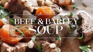Beef barley soup