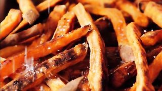 These Homemade Sweet Potato Fries are healthier