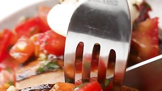 Grilled chicken bruschetta