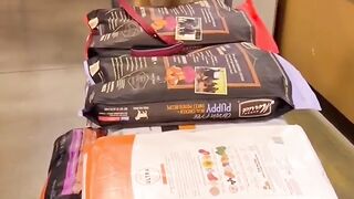 My dog donated tons of food…literally tons.