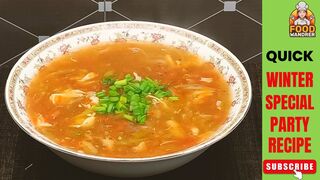 Chicken Tomato Vegetable Soup Recipe By Food Wanderer /Delicious Tomato veggies Chicken Soup Recipe