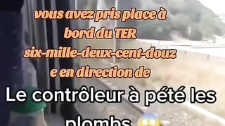 ❤️❤️A MOURIR DE RIRE A ECOUTER ET A REGARDER CA C EST UN UN CONTROLEUR DE TRAIN MARRANT LOLL
