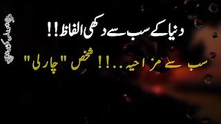 Sab se dukhi alfaaz