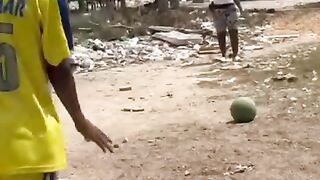 Prank challenge penalty ball filled with sand