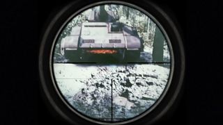 SHOT FROM A