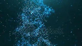 Concept animation of digital DNA