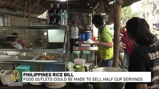 Philippines rice bill: Food outlets could be made to sell half cup servings