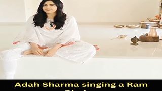 Adah Sharma singing a Ram Bhajan #adahsharma #short #shorts #trending #viral #bollywood #viralshorts