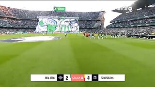 الدوري الاسباني برشلونة 4-2 ريال بيتيس LA LIGA