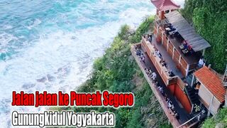 walking to Puncak Segoro Gunungkidul Yogyakarta