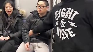 Dancing in the subway