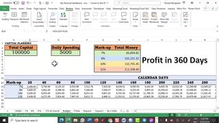 Part 103_ How To USE Excel Tracker for Single Product Mark-Up_ #Seataoo #monitoring