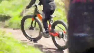 MTB trail riding - with no suspension! #enjoytheride