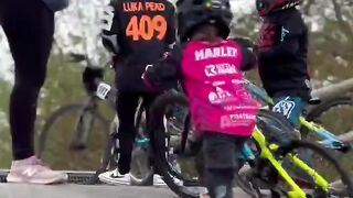 Tiny BMX racer! Bikes make me HAPPY!!! ???? #enjoytheride