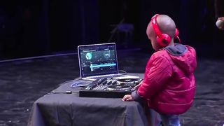 The Most Famous Baby DJ In The World On SA's Got Talent Stage.