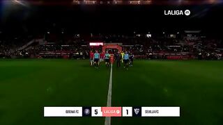 La liga ملخص مباراة جيرونا 5-1 اشبيلية