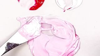 What color do mixed flags make__ #paintmixing #colormixing #satisfyingart #asmart