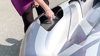 It's the fastest accelerating car in the world!The McMurty Spéirling.