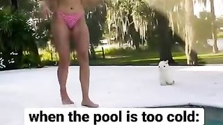 The Person Who Acts Like The Pool Isn’t That Cold