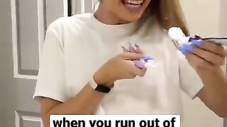 When You Run Out Of Toothpaste：