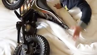 Riding electric bikes at 2 years old - bike life toddler!