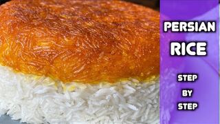 How to Make Persian Rice - Tahdig Saffron Rice