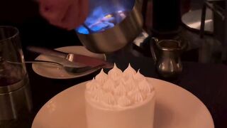 The burning cake