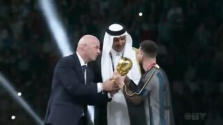 Argentina and Lionel Messi are crowned World Cup champions