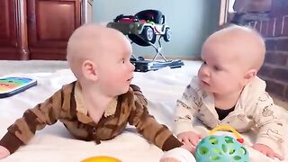 Best Videos Of Funny Twin Babies Compilation - Twins Baby Video