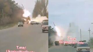 HIMARS sends high precision rounds into Russian occupied territory