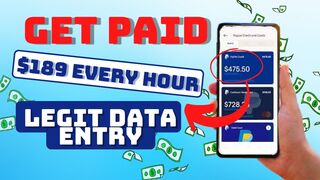Get Paid $189 Every Hour With LEGIT DATA ENTRY JOBS