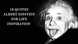 10 quotes Albert Einstein, English + Spanish translation