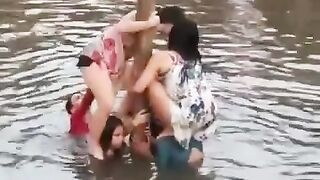 funny areca tree climbing competition