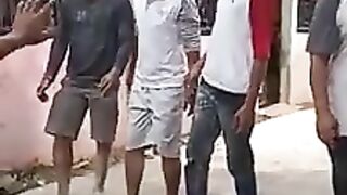 funny areca tree climbing competition